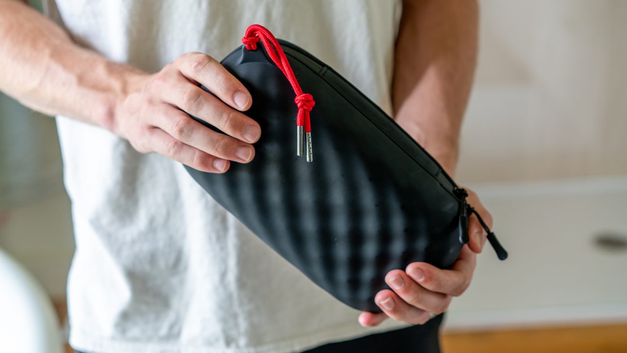 Bolin Webb product design wash bag texture